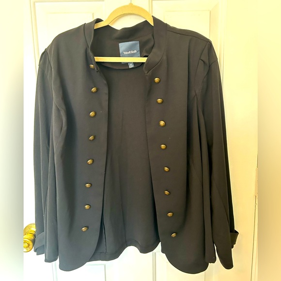 Modcloth | Jackets & Coats | Modcloth Size 4x Military Style Black ...